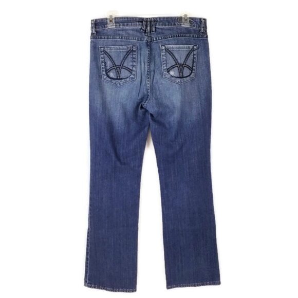 Kut From The Kloth Bootcut Jeans Medium Wash Stretch Denim Womens 10 - Picture 15 of 15